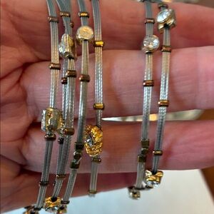 Chic Two-Tone Women's zBracelet Set